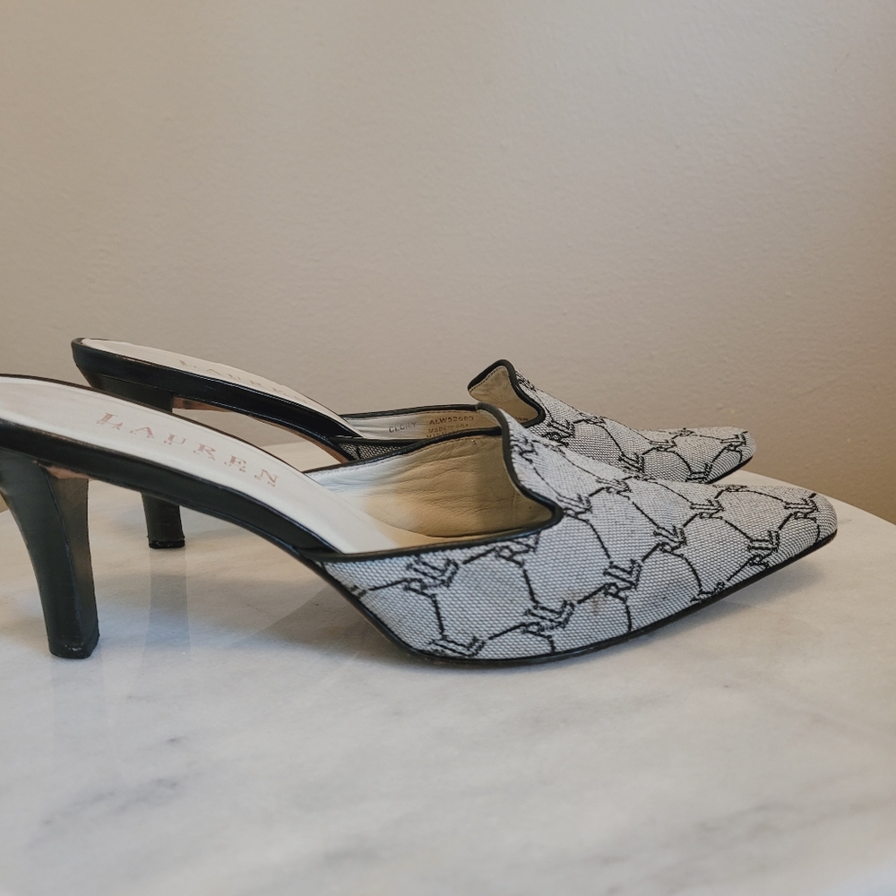 Lauren Ralph Lauren Monogram Heels - Picture 3 of 9